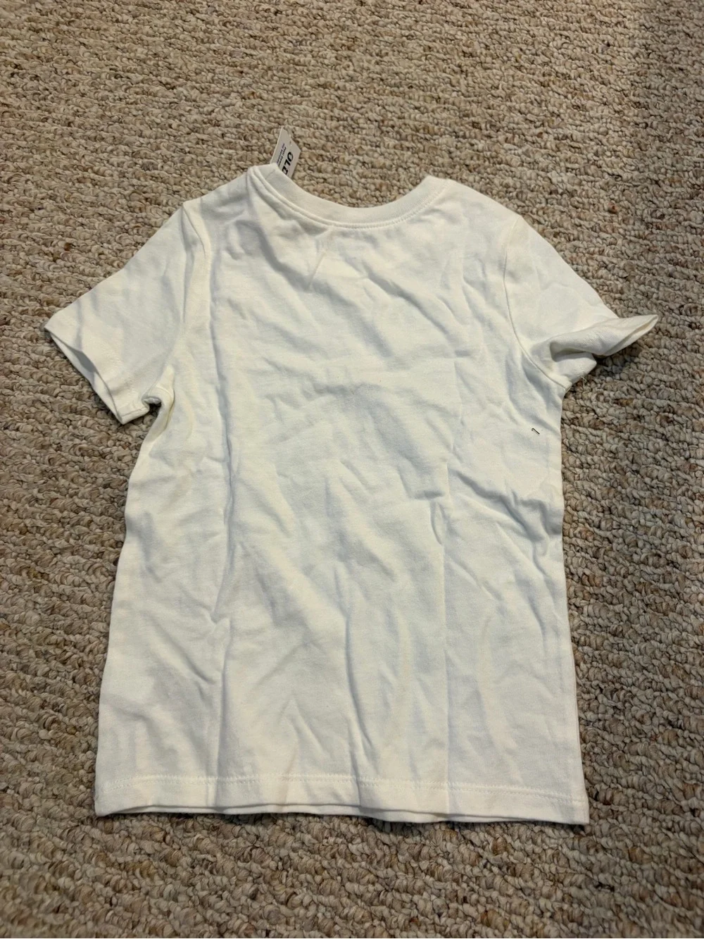 Old Navy White Tee with Blue 